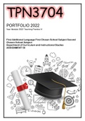 TPN3704 Portfolio 2022 (Ass 50)