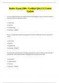 Butler Exam &vert;200&plus; Verified Q&A&rsquo;S &vert; Latest Update