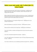 Butler exam study guide with Verified Q&A&rsquo;S &vert; Latest Update