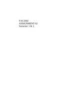 FAC2602 ASSIGNMENT 02 Semester 1 & 2.