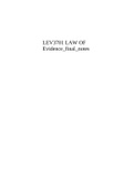 LEV3701 LAW OF Evidence_final_notes