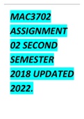 MAC3702 ASSIGNMENT 02 SECOND SEMESTER 2024 UPDATE
