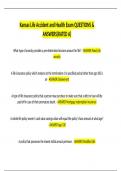 Kansas Life Accident and Health Exam QUESTIONS & ANSWERS&lpar;RATED A&rpar;