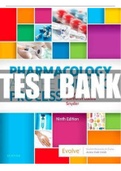 TEST BANK Pharmacology and the Nursing Process 8th Edition Linda Lane Lilley, Shelly Rainforth Colli/ RATED A