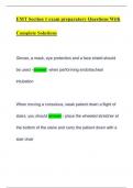EMT Section 1 exam preparatory Questions With Complete Solutions&period;pdf