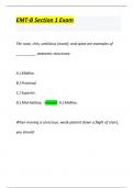 EMT-B Section 1 Exam&period;pdf