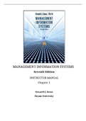 Management Information Systems&comma; Sousa - Solutions&comma; summaries&comma; and outlines&period;  2022 updated