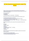 GI Test Questions And Answers Latest Top Score&period;