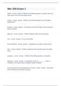 Mer 330 Exam 1 Question and answers rated A&plus; 2024&sol;2025