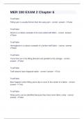MER 330 EXAM 2 Chapter 6 Question and answers 100&percnt; correct 2024&sol;2025