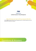 PMI CAPM Exam Questions & Answers 2022