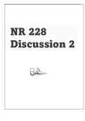 NR 228 Discussion 2 -2022(Graded A)