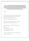 WGU C175&sol;D426 DATA MANAGEMENT FOUNDATIONS OA EXAM ACTUAL EXAM 2 LATEST VERSIONS 300 QUESTIONS AND CORRECT DETAILED ANSWERS WITH RATIONALES &lpar;100&percnt; CORRECT AND VERIFIED ANSWERS&rpar;&vert;ALREADY GRADED A&plus;