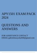 APY1501 Exam pack 2024&lpar;Questions and answers&rpar;