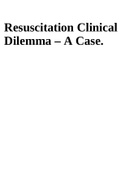 Student Resuscitation Clinical Dilemma