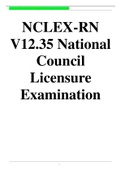 NCLEX-RN V12&period;35 National Council Licensure Examination