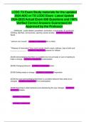 LCDC TX Exam Study materials for the updated 2024 ADC or TX LCDC Exam  Latest Update 2024-2025 Actual Exam 600 Questions and 100&percnt; Verified Correct Answers Guaranteed A&plus; Approved by the Professor
