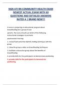 NGN ATI RN COMMUNITY HEALTH EXAM  NEWEST ACTUAL EXAM WITH 60  QUESTIONS AND DETAILED ANSWERS  RATED A &vert; BRAND NEW&excl;&excl;&excl; 