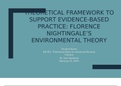 NR 501 Week 7 Assignment; Theoretical Framework Supporting Evidence-based Practice PowerPoint