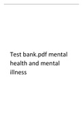 test bank&period;pdf mental health and menta illness&period;pdf