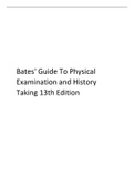 Bates' Guide To Physical Examination and History Taking 13th Edition&period;pdf