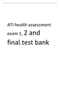 ATI health assessment exam 1&comma; 2 and final&period;pdf