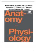 Test Bank For Anatomy and Physiology 2nd Edition by OpenStax&comma; ISBN&colon; 9781711494067&comma; All 28 Chapters Covered&comma; Verified Latest Edition