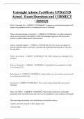 Gainsight   Bundled Exam Questions and CORRECT Answers