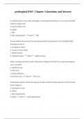 prehospital EMT  Chapter 3 Questions and Answers 