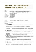 NURS6630N-30, Approaches to Treatment Week 11 Final Exam (Feb 2022)