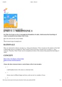 Sophia philosophy milestone unit 1 &lpar;2020 solutions&rpar; LATEST VERIFIED GUIDE FOR EXAM PREPARATION&comma; Graded A