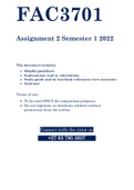 FAC3701 - ASSIGNMENT 02 SOLUTIONS (SEMESTER 01 - 2022)