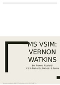 MS VSim Vernon Watkins Trianna Ricciardi