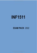 INF1511 EXAM PACK 2022 