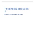 Psychodiagnostiek interview-observatie methode