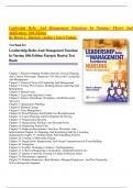 Leadership Roles And Management Functions In Nursing&colon; Theory And Application&comma; 10th Edition By Bessie L&period; Marquis &lpar;Author&rpar; Latest Update&period;