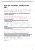 Apuntes de Fundamentos de la Psicobiolog&iacute;a  UNED