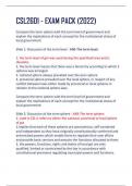 CSL2601 - EXAM PACK &lpar;2022&rpar;