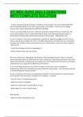 ATI Med Surg 2023 A