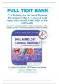 Test Bank for Oral Pathology for the Dental Hygienist 8th Edition by Olga A&period; C&period; Ibsen & Scott Peters