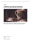 VWO PWS | De effecten van cafeïne op leerprestaties | Cijfer: 8-