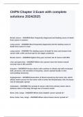 CHPN Chapter 3 Exam with complete solutions 2024&lowbar;2025&period;
