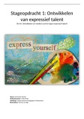 Ontwikkelen van het eigen expressieve talent