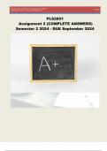 PLS2601 Assignment 2 &lpar;COMPLETE ANSWERS&rpar; Semester 2 2024 - DUE September 2024 &semi; 100&percnt; TRUSTED Complete&comma; trusted solutions and explanations&period;