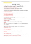 NUR 2311 Critical-Care-Exit-Hesi 2 Latest