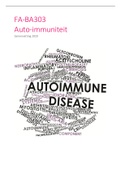 FA-BA303 Auto-immuniteit samenvatting 