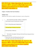 MN 553 Unit 1 Quiz Questions & Answers all answers 100% correct/verified fully best exam solution guaranteed success latest update 2021/2022 GRADED A+