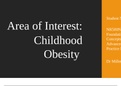 NR500 Week 6 Assignment; Assessment - Area of Interest; Obesity.