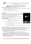 GIZMOs - Student Exploration&comma; Seasons&comma; Earth&comma; Moon&comma; and Sun &lpar;Questions and Answers&rpar; 100&percnt; CORRECT