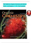 TEST BANK for Organic Chemistry 6th Edition  Smith &sol; All Chapters 1 - 29 &sol; Full Complete 